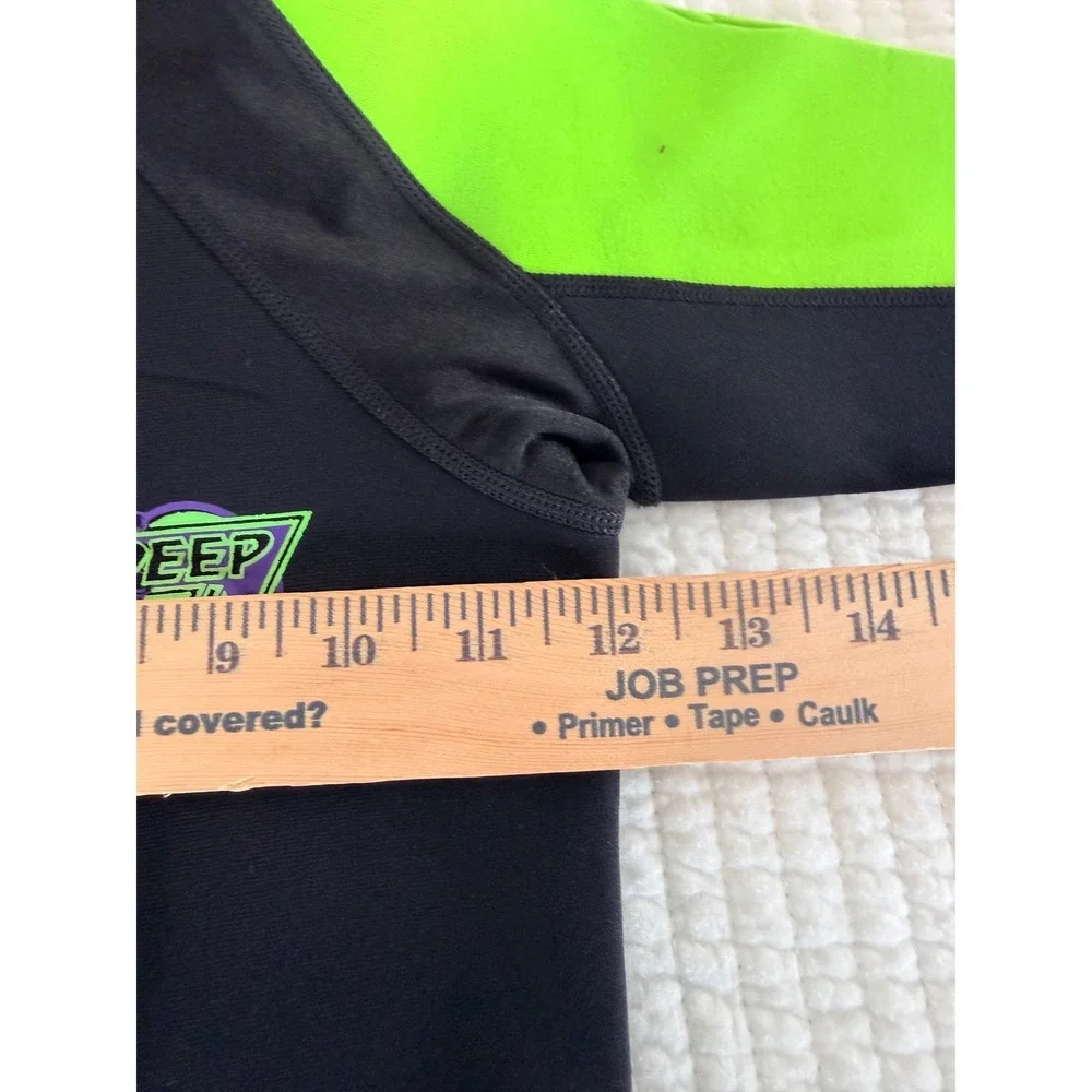 Deep See Kids Wetsuit Size M Shorty 2mm Neoprene Black Neon Green Snorkel Surf